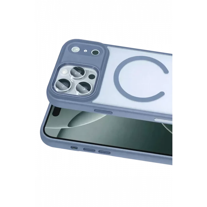 Joko Apple iPhone 17 Pro Max Uyumlu Terea Magsafe Kapak - Açık Mavi