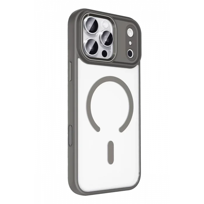 Joko Apple iPhone 17 Pro Max Uyumlu Terea Magsafe Kapak - Gri