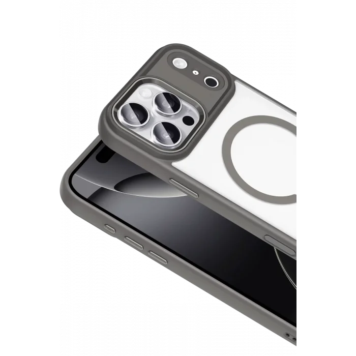 Joko Apple iPhone 17 Pro Uyumlu Terea Magsafe Kapak - Gri