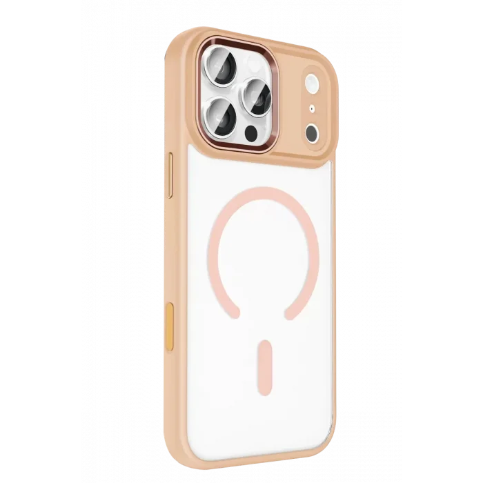 Joko Apple iPhone 17 Pro Uyumlu Terea Magsafe Kapak - Pembe