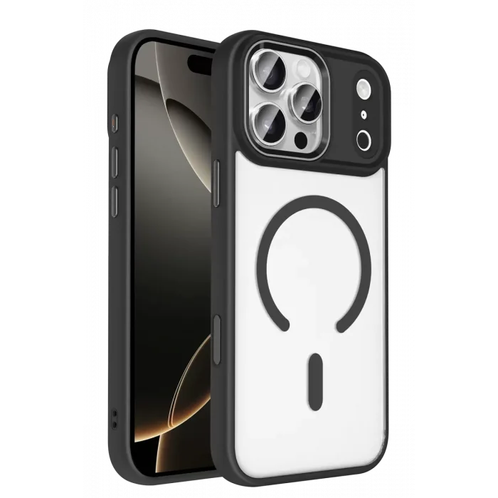 Joko Apple iPhone 17 Pro Uyumlu Terea Magsafe Kapak - Siyah