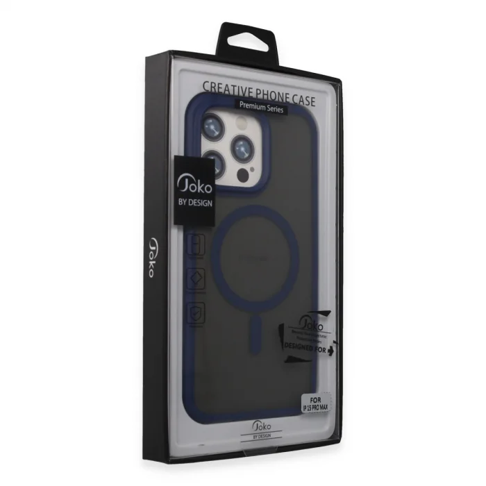 Joko İphone 15 Pro Toras Airbag Magsafe Kapak - Lacivert
