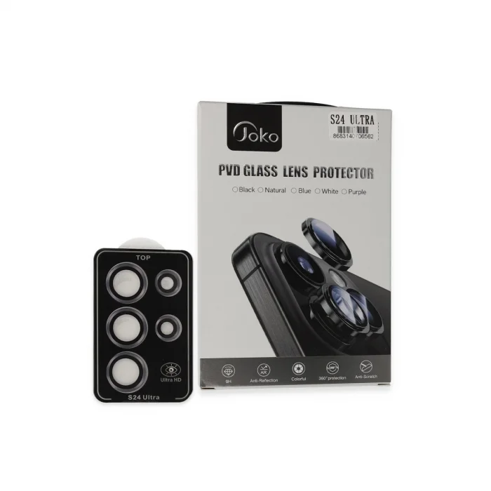 Joko Samsung Galaxy S24 Ultra Pvd Metal Kamera Lens - Derin Mor