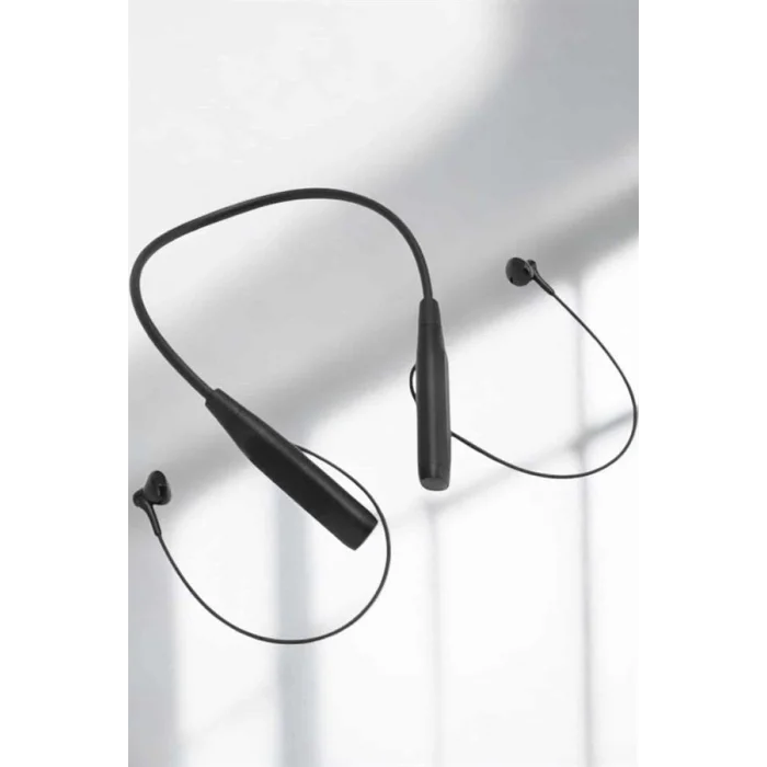 Kablolu Boyun Askılı Dijital Göstergeli Bluetooth Kulaklığı 60 Saat