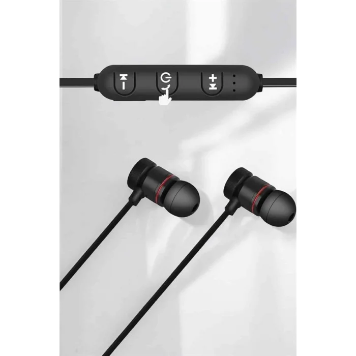Kablolu Mıknatıslı Sport Kulaklık Bluetooth Bağlantılı