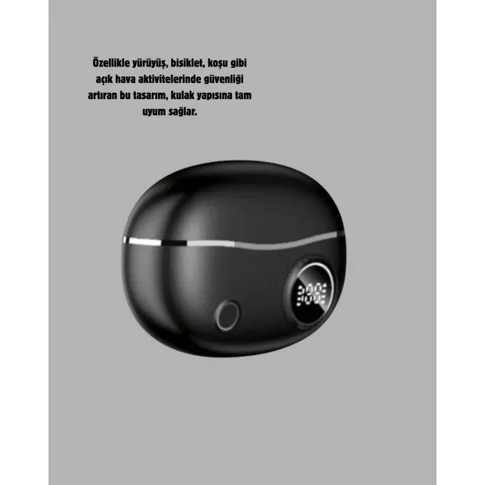 Kablosuz Açık Kulak Kulaklık Bluetooth 5.4 Type-C Hızlı Şarj 30 Saat
