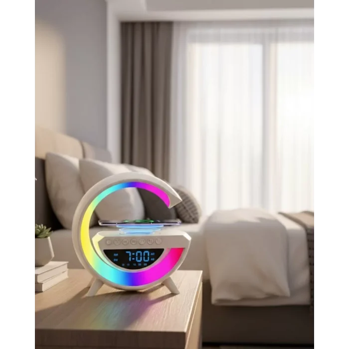 Kablosuz Bluetooth Hoparlör RGB Aydınlatmalı Çoklu Medya Destekli