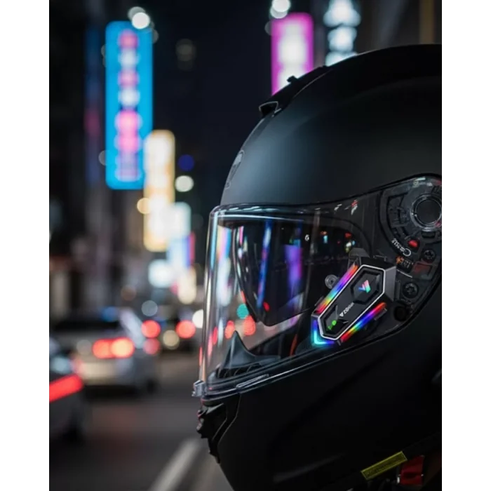 Kablosuz Bluetooth Motosiklet Kask İntercom IPX6 Su Geçirmez