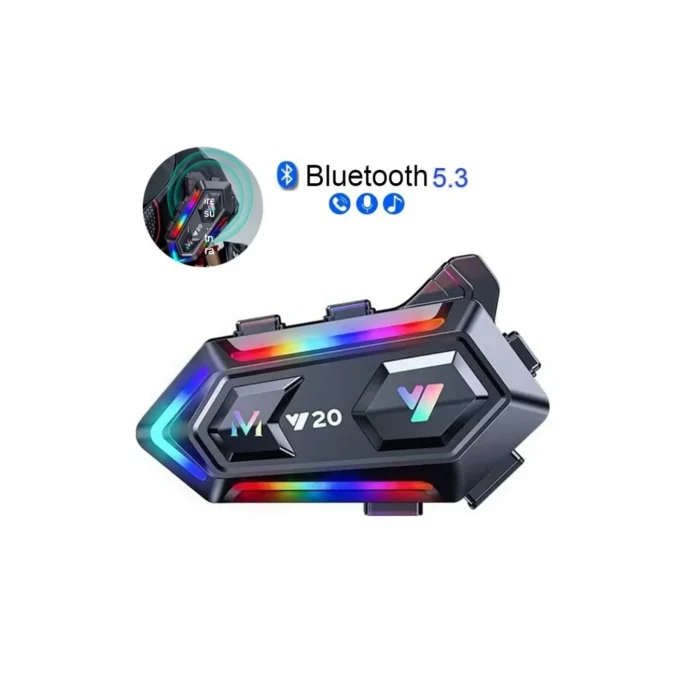 Kablosuz Bluetooth Motosiklet Kask İntercom IPX6 Su Geçirmez