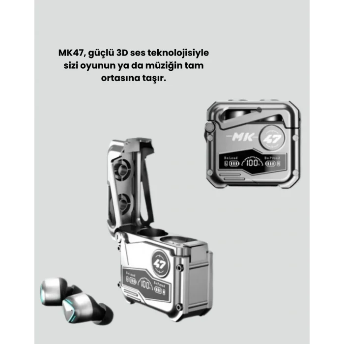 Kablosuz Kulaklık – 3D Ses ve Gürültü Engelleme