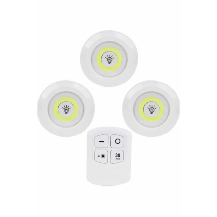 Kablosuz Pilli Işıldak  Masa Lambası Mutfak Tezgah Altı Banyo Dolabı Dolap İçi