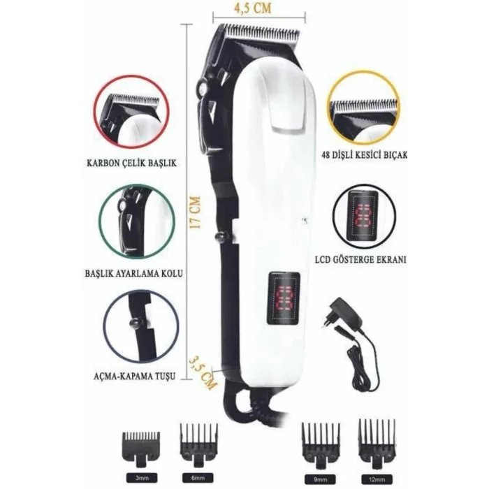 Kablosuz Saç Kesme Makinesi  Epilasyon Öncesi Kısaltma Makinesi