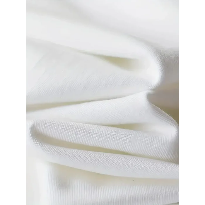 Kadın Kısa Kol Yazlık Tişört Bisiklet Yaka Baskılı Oversize T-Shirt - Beyaz