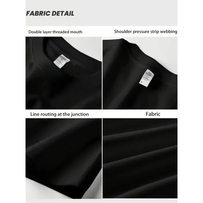 Kadın Kısa Kol Yazlık Tişört Bisiklet Yaka Baskılı Oversize T-Shirt - Siyah