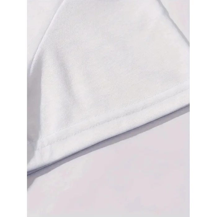 Kadın Brooklyn Baskılı Tişört Kısa Kol Bisiklet Yaka Oversize T-Shirt - Beyaz