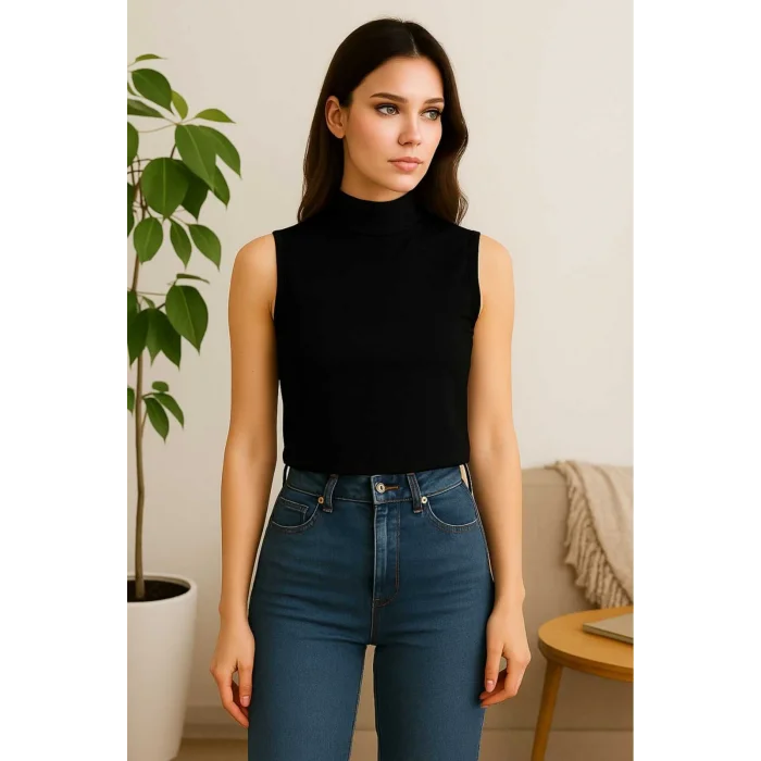 Kadın Kolsuz Body (2 Adet)-(17952)