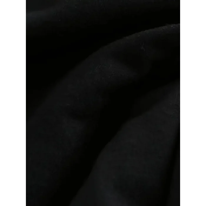 Kadın Baskılı Tişört Kısa Kol Bisiklet Yaka T-shirt - Siyah