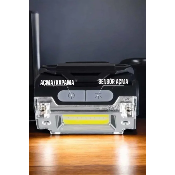 Kafa Lambası Kamp Feneri Balıkçı Feneri Başlıklı Suya Dayanıklı