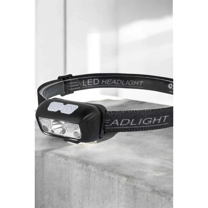 Kafa Lambası Kamp Lambası Sensörlü Şarjlı Ayarlanabilir