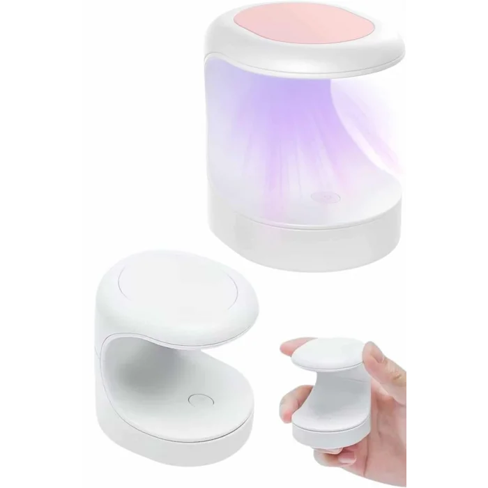 Kalıcı Oje Kurutucu Mini UV Işınlı Taşınabilir Hızlı ve Pratik Oje Kurutucu