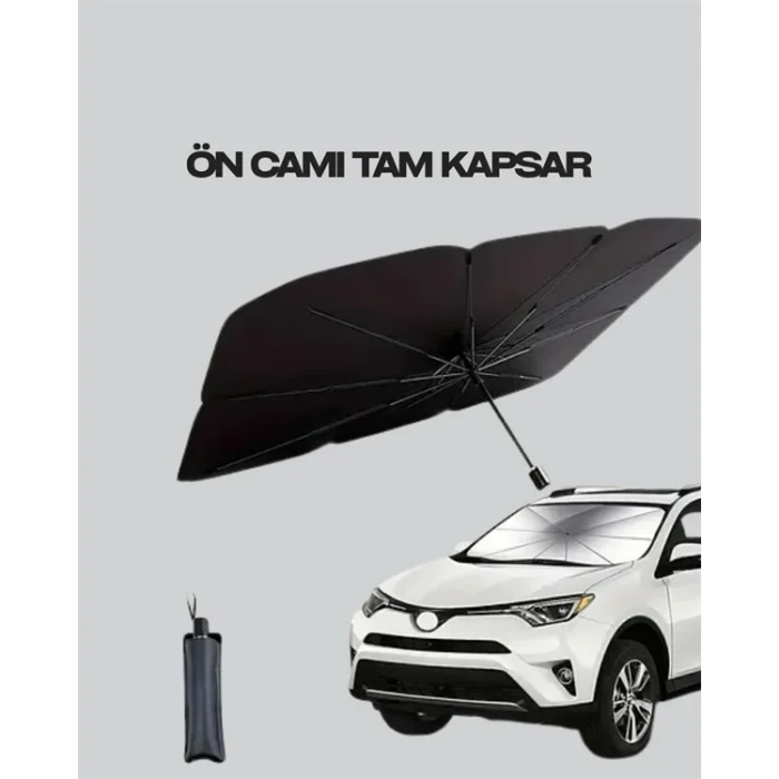 Kalın Kumaşlı Ön Cam Güneşliği – Solmaz, Deforme Olmaz, Uzun Ömürlü