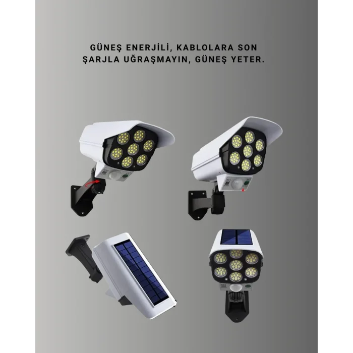 KAMERA GÖRÜNÜMLÜ BAHÇE LAMBA