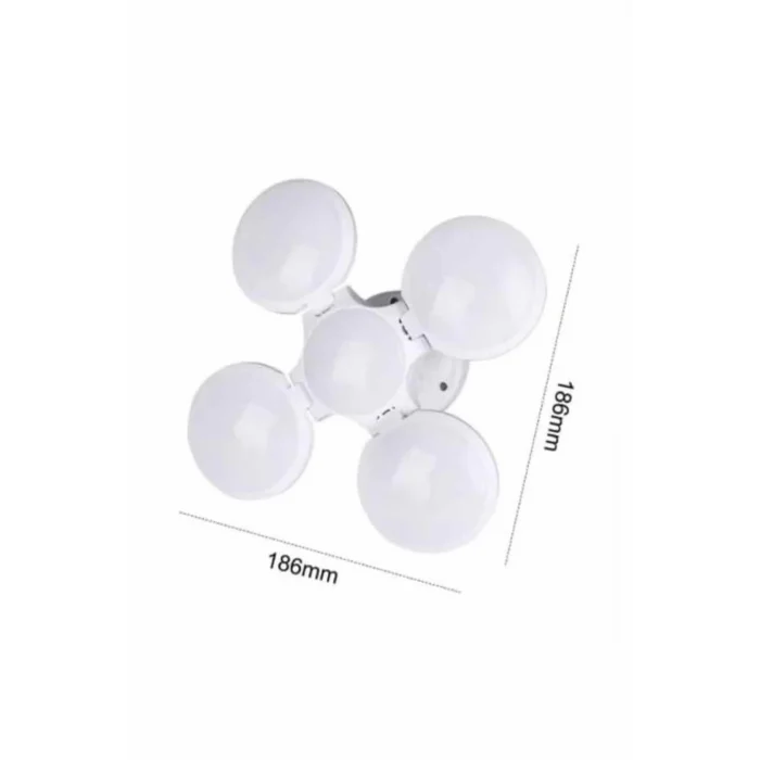 Kamp Lambası Güneş Enerjili Solar 5 Kanatlı Katlanır Lamba Karavan