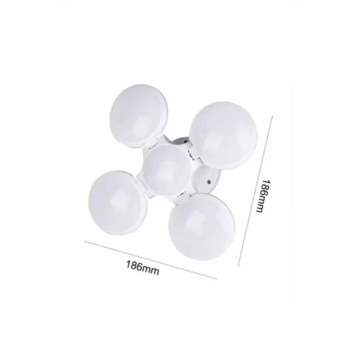 Kamp Lambası Güneş Enerjili Solar 5 Kanatlı Katlanır Lamba Karavan