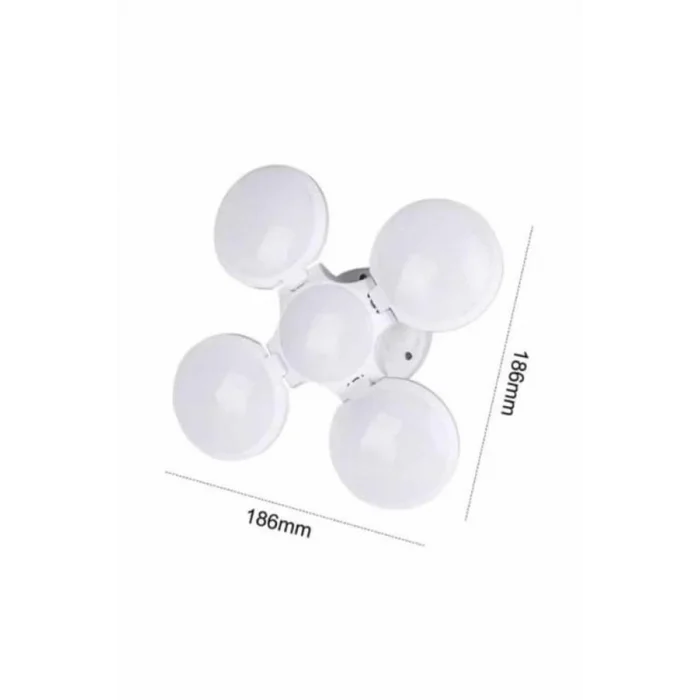 Kamp Lambası Güneş Enerjili Solar 5 Kanatlı Katlanır Lamba Karavan