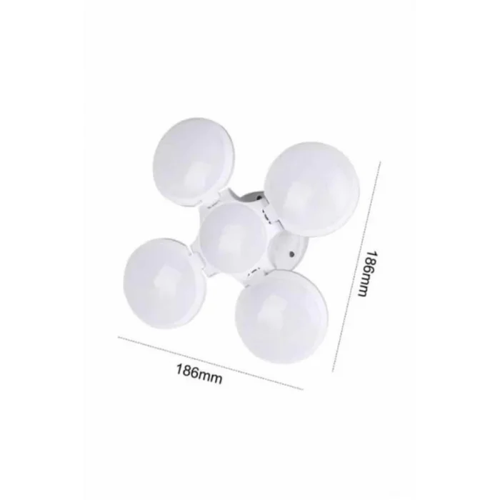 Kamp Lambası Güneş Enerjili Solar 5 Kanatlı Katlanır Lamba Karavan