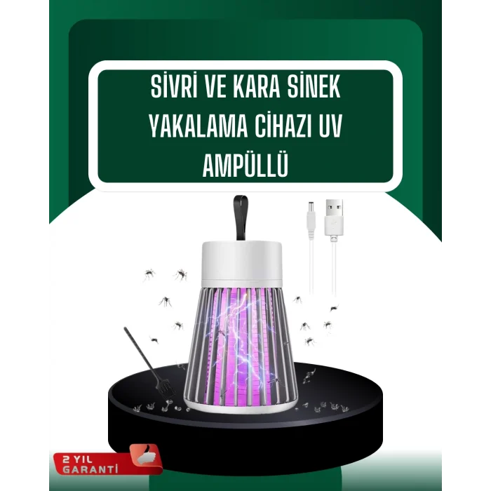 Kamp ve Bahçe İçin Şarjlı Böcek Kovucu Lamba