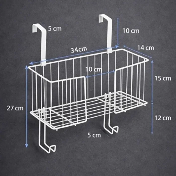Kapı Arkası Ütü ve Ütü Masası Askısı Organizer