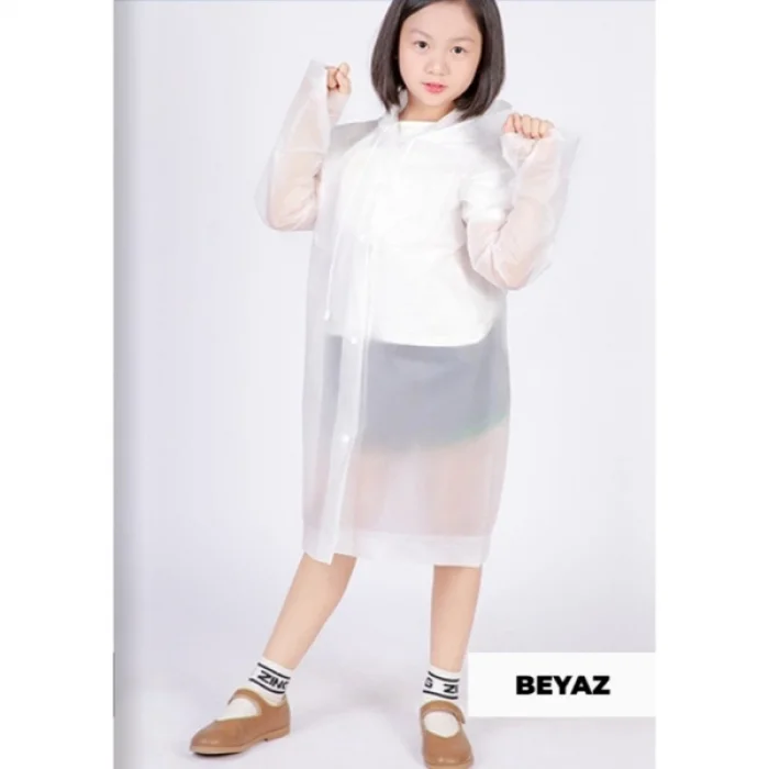 Kapüşonlu Çocuk Yağmurluk