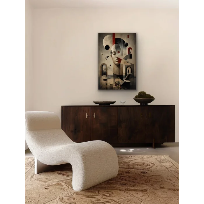 Karışık Rüyalar Soyut Kanvas Tablo 40X60 CM