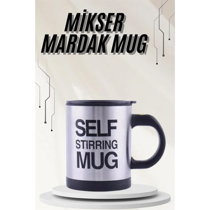 Karıştırıcı Özellikli Mikser Kupa Bardak Termos Bardak