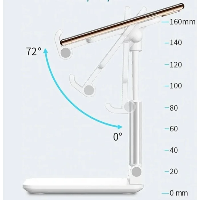 Katlanabilir Masaüstü Telefon Tutucu Stand CM-280
