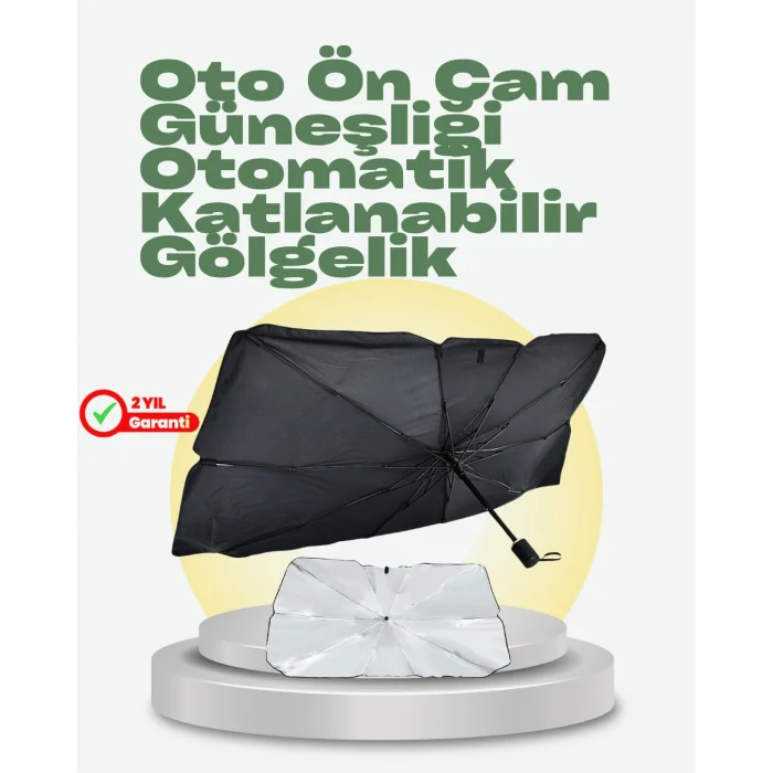 Katlanabilir Oto Güneşlik – Pratik, Dayanıklı, UV Koruyucu Tasarım