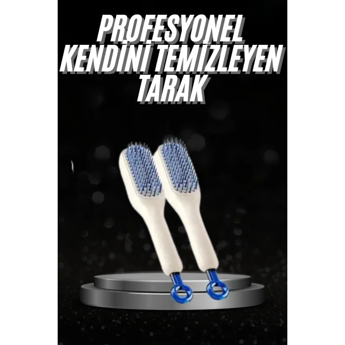 Kendi kendini Temizleyebilen Hijyenik Saç Fırçası Anti-Statik Teknolojisi