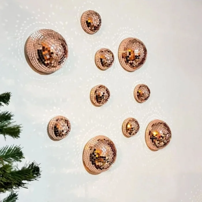 Kendinden Yapışkanlı Aynalı Kare Bronz Sticker 30x30 Cm