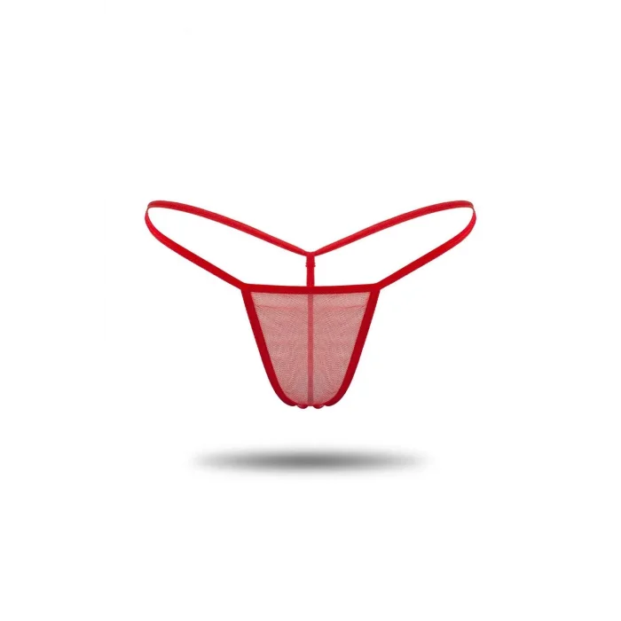 Kırmızı Tül Tanga TM1115