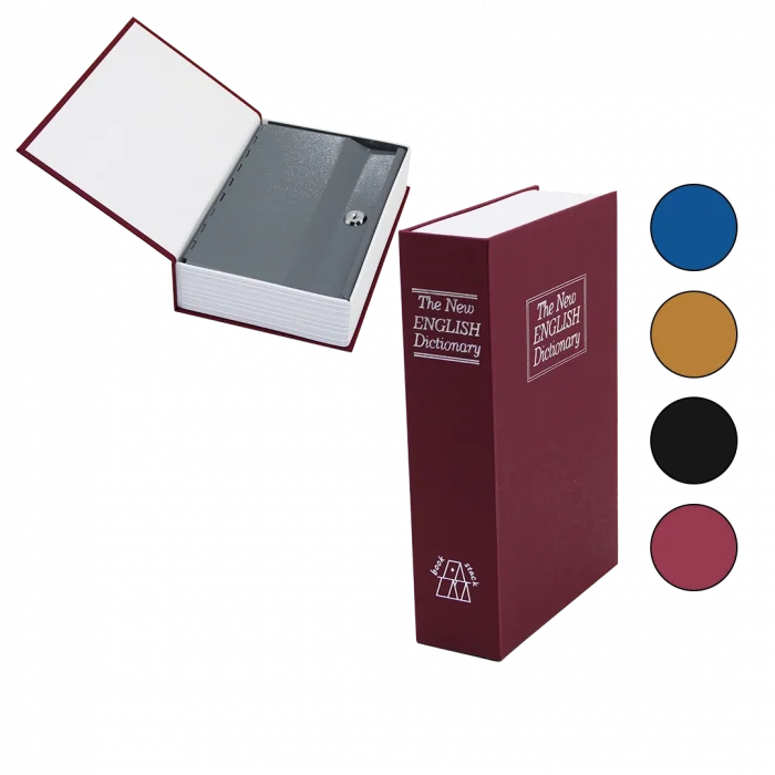 Kitap Modeli Kilitli Kasa 240x155x55 mm
