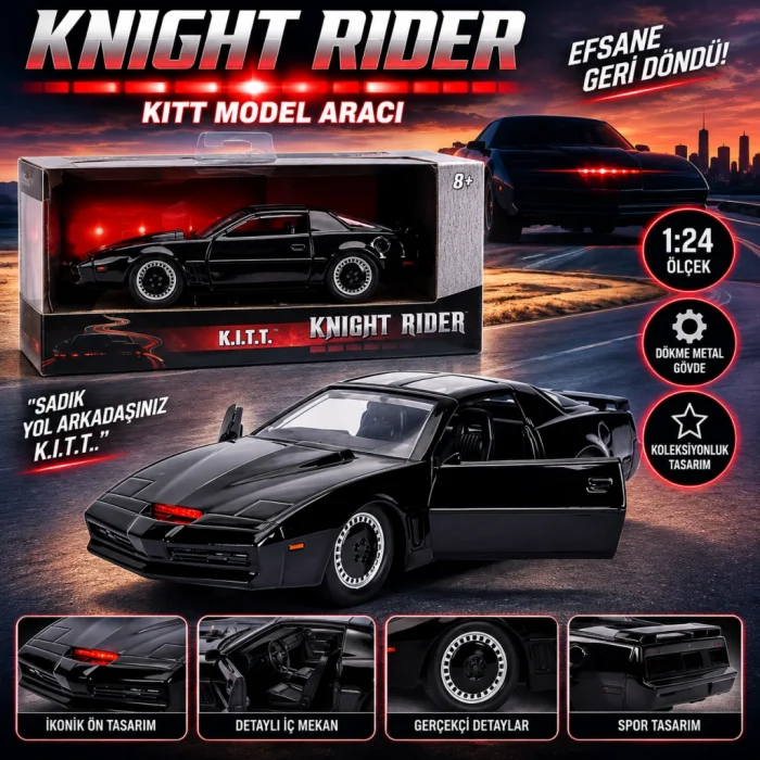 Knight Rider Kitt Model Aracı 1:32