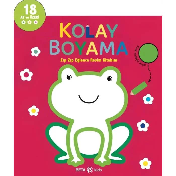 Kolay Boyama Zıp Zıp Eğlence Resim Kitabım