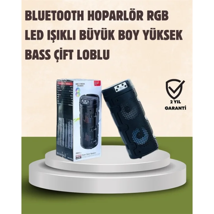 Kompakt Tasarım Yüksek Ses Performansı – Çoklu Giriş Seçenekli Kablosuz Hoparlör (Bluetooth USB SD Kart AUX)