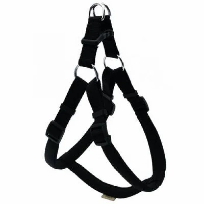 Konfor Ronin Dokuma Köpek Göğüs Tasması Siyah 2x55-65 Cm