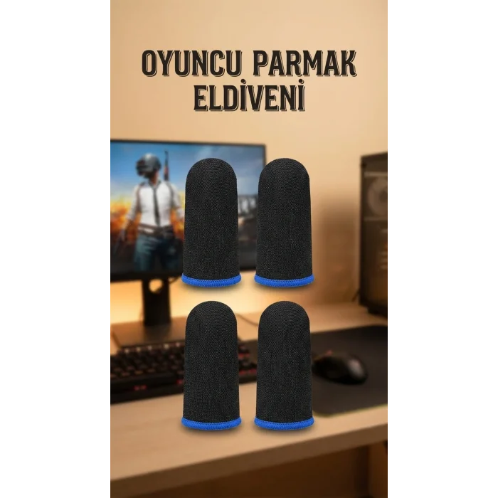 Konforlu Parmaklık Oyuncu Eldivenleri Dayanıklı Yapı Hassas Kontrol