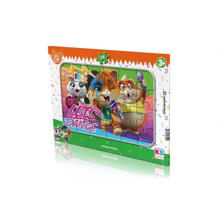 Ks Games 24 Parça Cats  Frame Puzzle