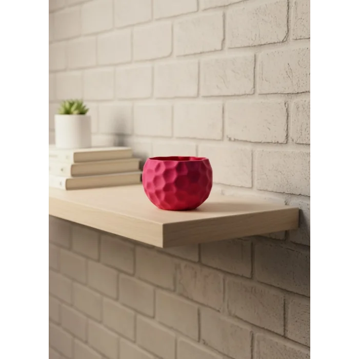 Küçük Boy Mor Saksı 5 cm Şık ve Minimal Dekoratif Tasarım