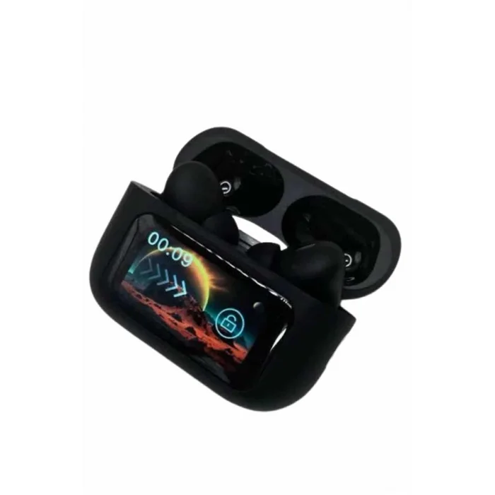 Kulak İçi Bluetooth Kulaklık Ekranlı Müzik Dinleme Çağrı Cevaplama Siyah