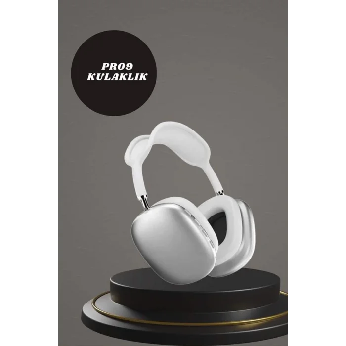 Kulak Üstü P9 Kablosuz Bluetooth Kulaklık ve 7 Kordonlu Akıllı Saat